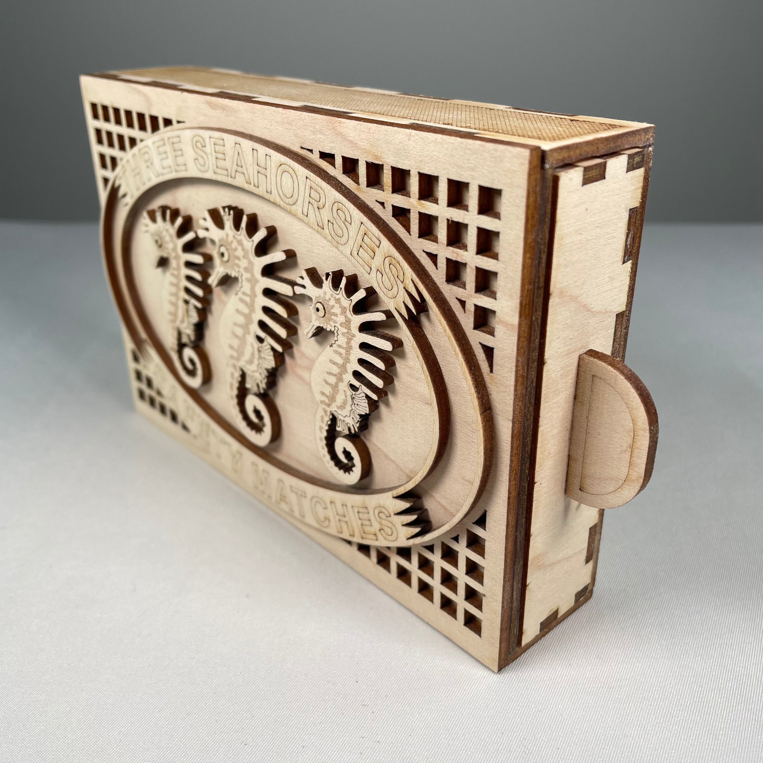 Matchbox (Seahorse) - Flatpack Model Kit by Curious Rabbit ® - Bits’N’Bobs 24-7