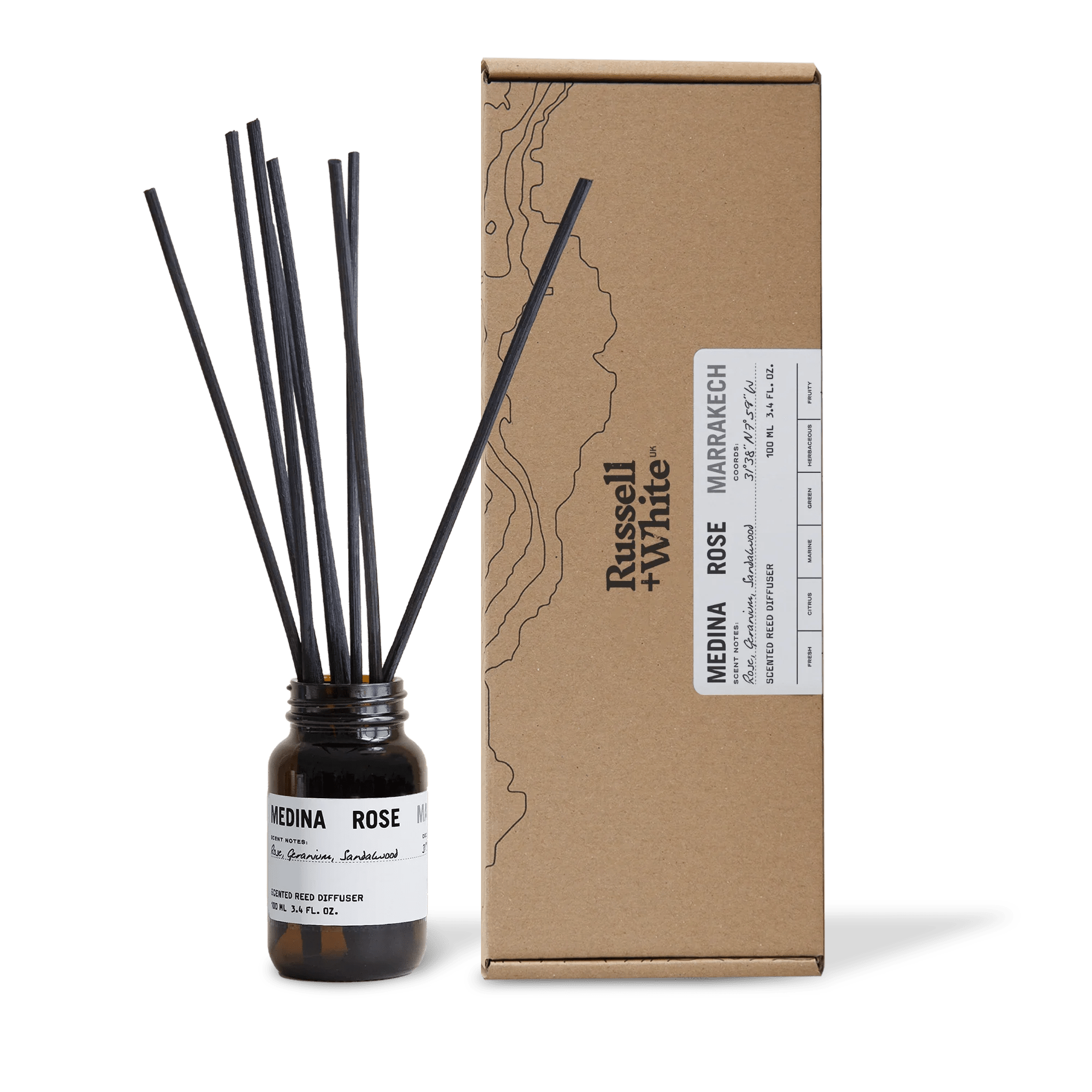 Medina Rose 100ml Reed Diffuser - Bits’N’Bobs 24-7