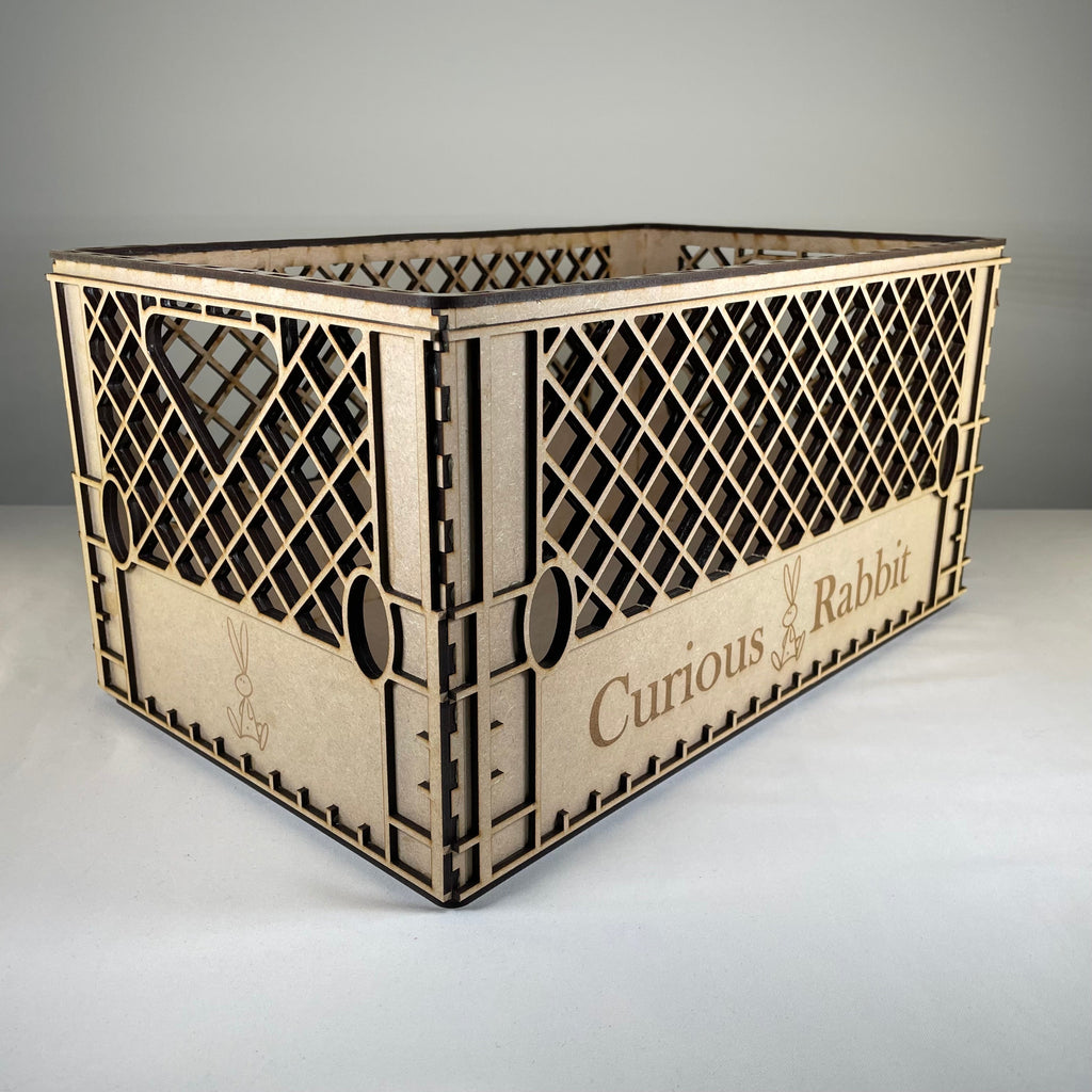 Milk Crate - Flatpack Model Kit By Curious Rabbit ® - Bits’N’Bobs 24 - 7