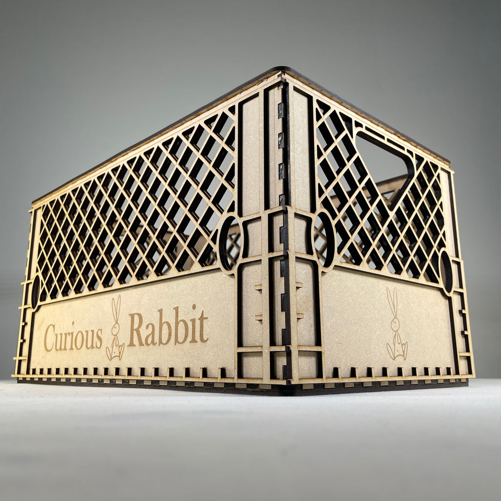 Milk Crate - Flatpack Model Kit By Curious Rabbit ® - Bits’N’Bobs 24 - 7