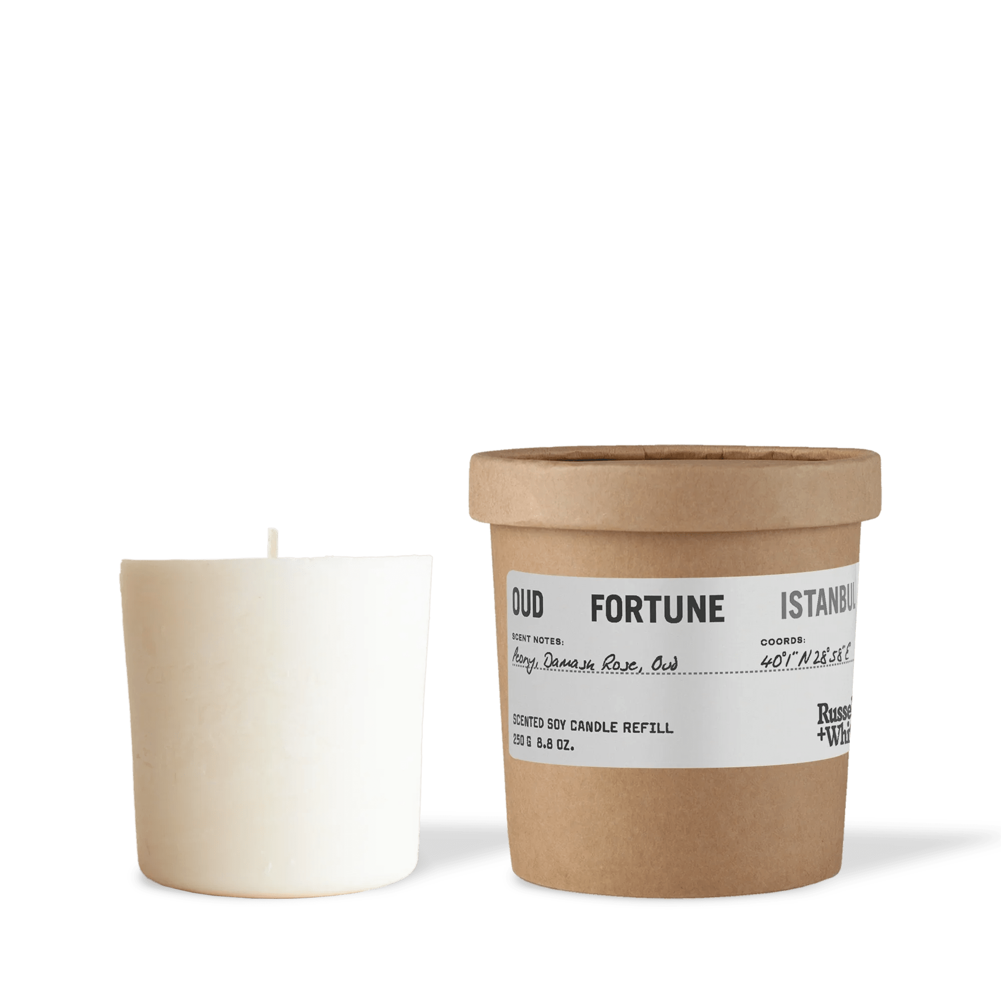 Oud Fortune 250g Scented Soy Candle Refill - Bits’N’Bobs 24-7