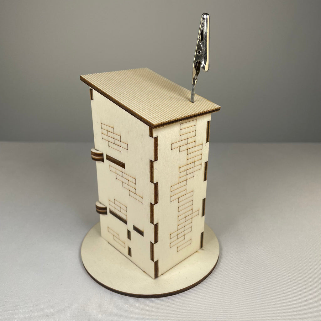 Outhouse WC Toilet - Flatpack Model Kit by Curious Rabbit ® - Bits’N’Bobs 24 - 7