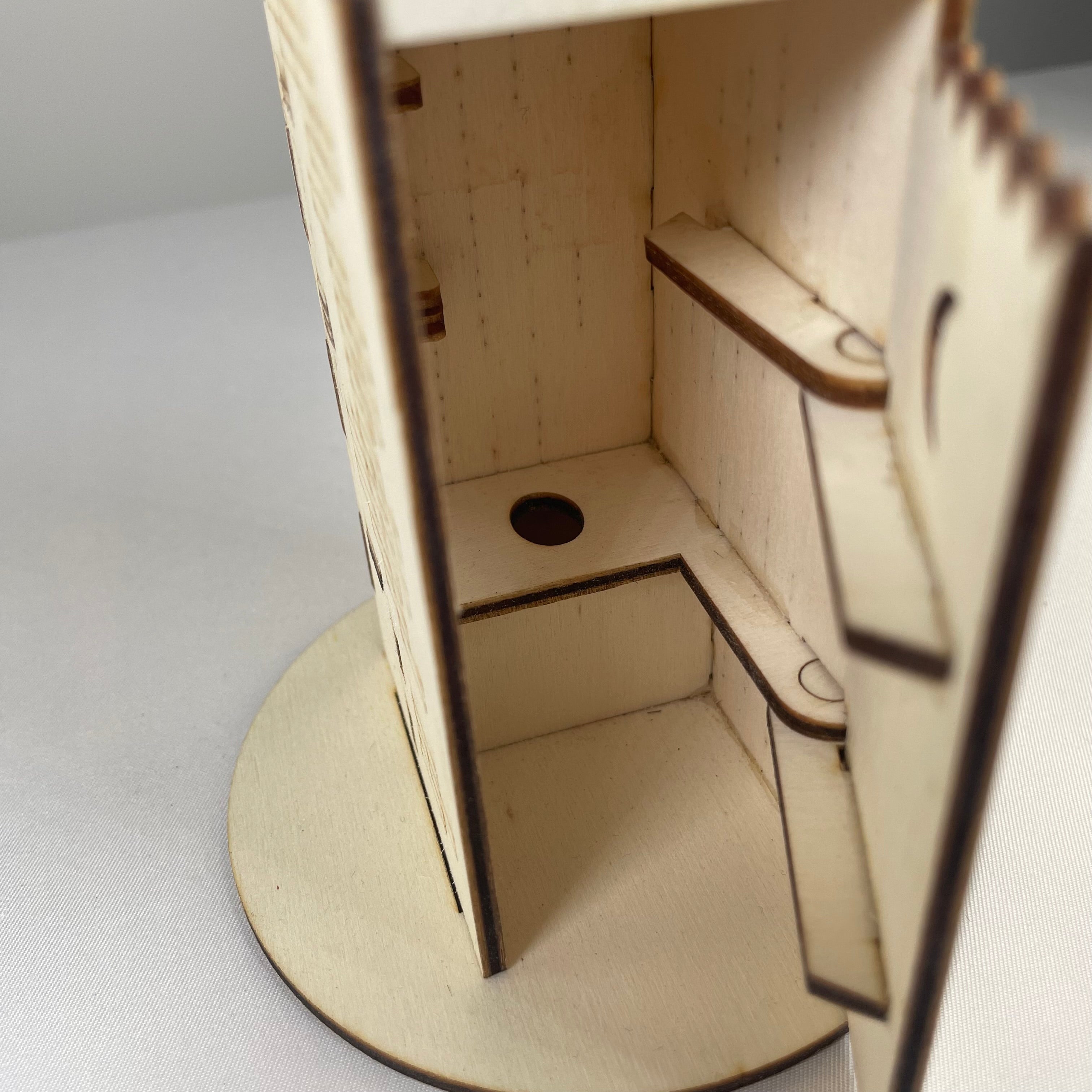 Outhouse WC Toilet - Flatpack Model Kit by Curious Rabbit ® - Bits’N’Bobs 24 - 7