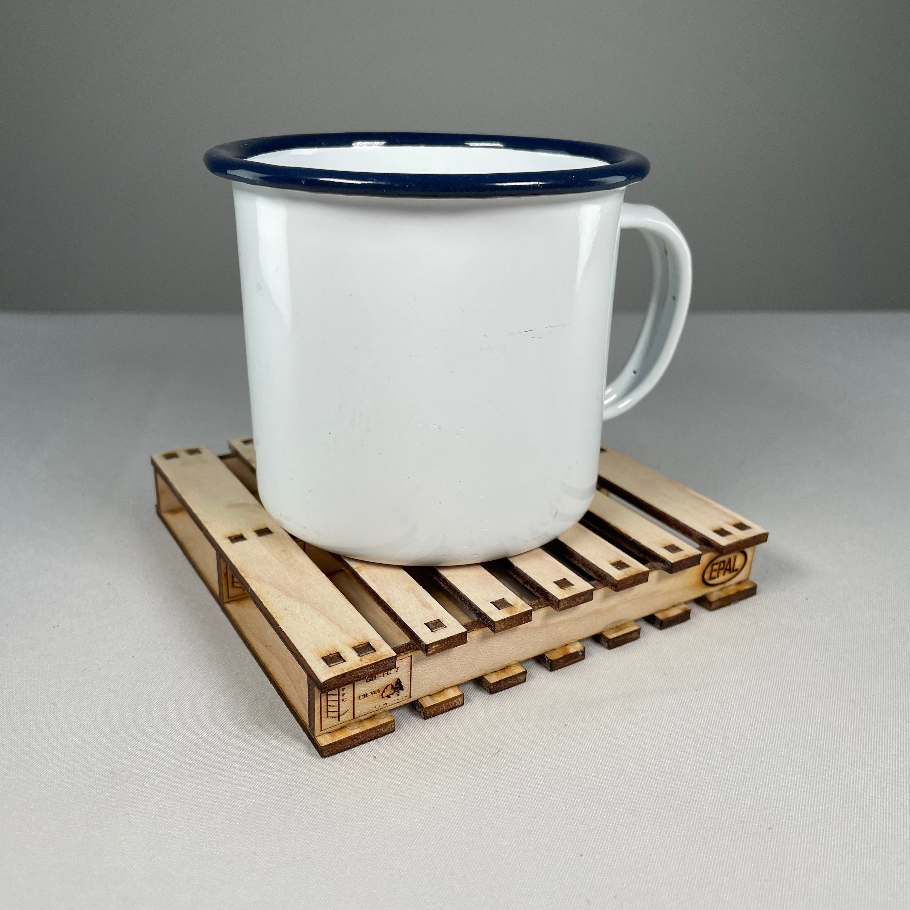 Pallet Coaster - Flatpack Model Kit by Curious Rabbit ® - Bits’N’Bobs 24 - 7