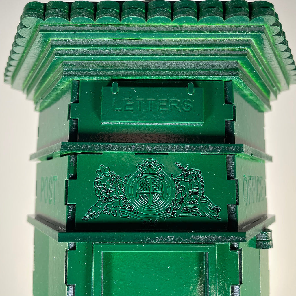 Penfold Pillar Post Box - Flatpack Model Kit by Curious Rabbit ® - Bits’N’Bobs 24-7