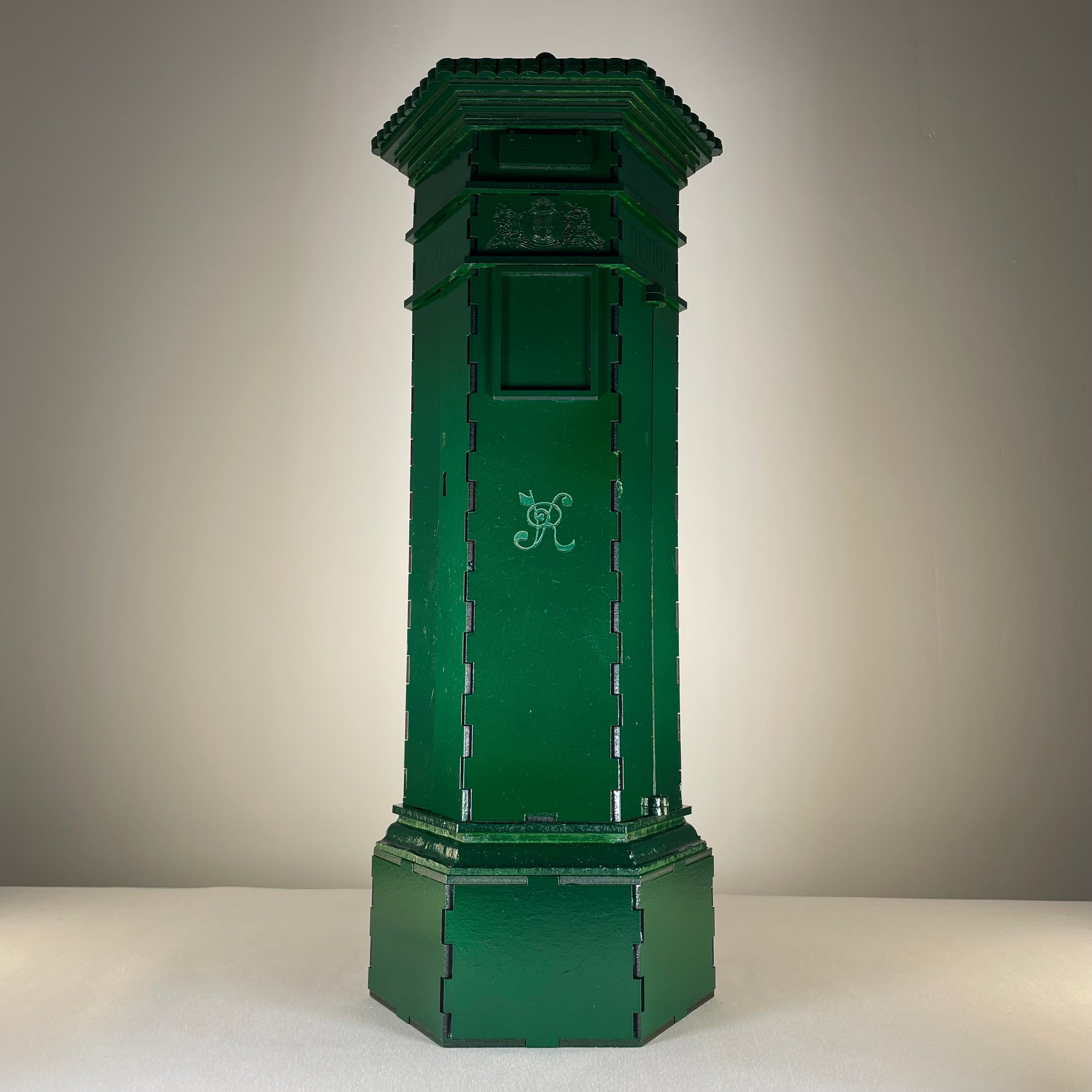 Penfold Pillar Post Box - Flatpack Model Kit by Curious Rabbit ® - Bits’N’Bobs 24-7