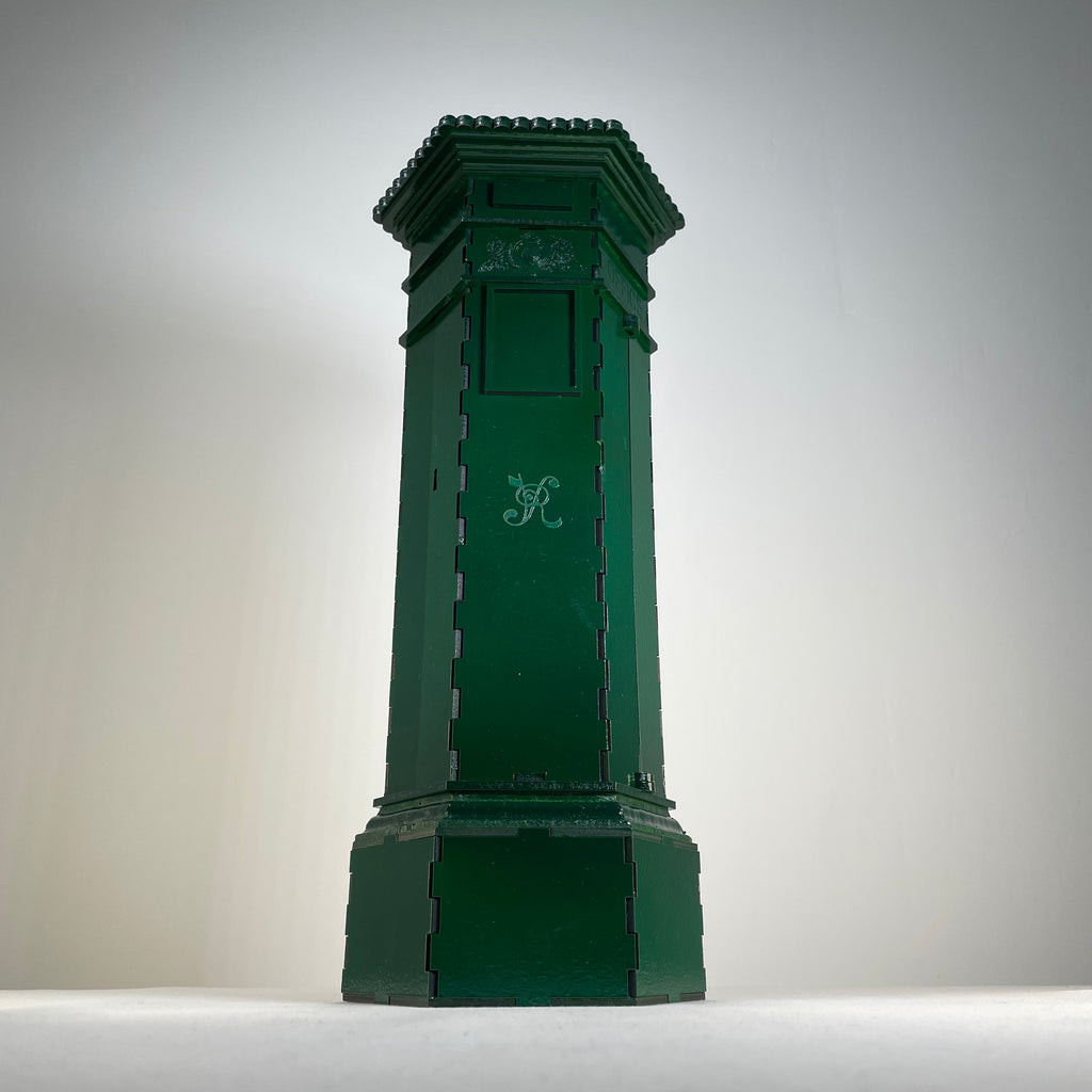 Penfold Pillar Post Box - Flatpack Model Kit by Curious Rabbit ® - Bits’N’Bobs 24-7