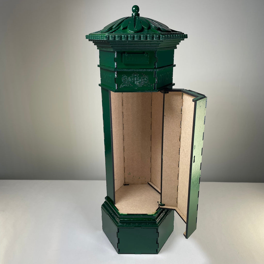 Penfold Pillar Post Box - Flatpack Model Kit by Curious Rabbit ® - Bits’N’Bobs 24-7