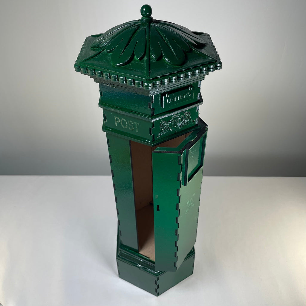 Penfold Pillar Post Box - Flatpack Model Kit by Curious Rabbit ® - Bits’N’Bobs 24-7