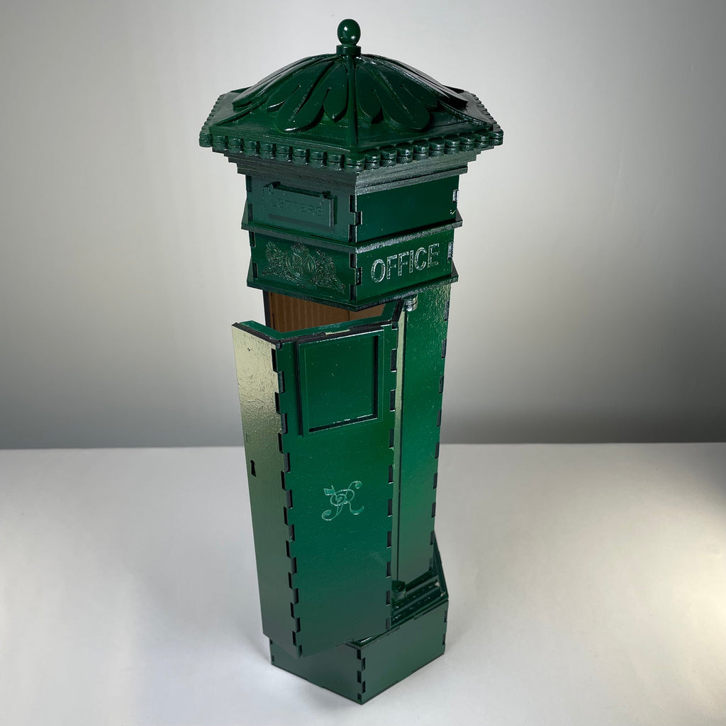 Penfold Pillar Post Box - Pre-Built Model by Curious Rabbit ® - Bits’N’Bobs 24-7