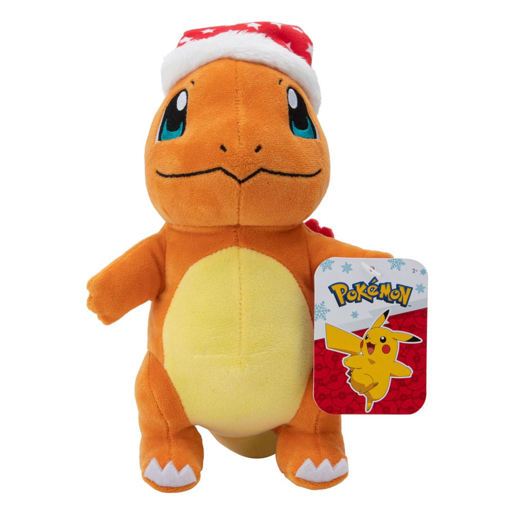 Pokémon Plush Figure Winter Charmander with Christmas Hat 20cm