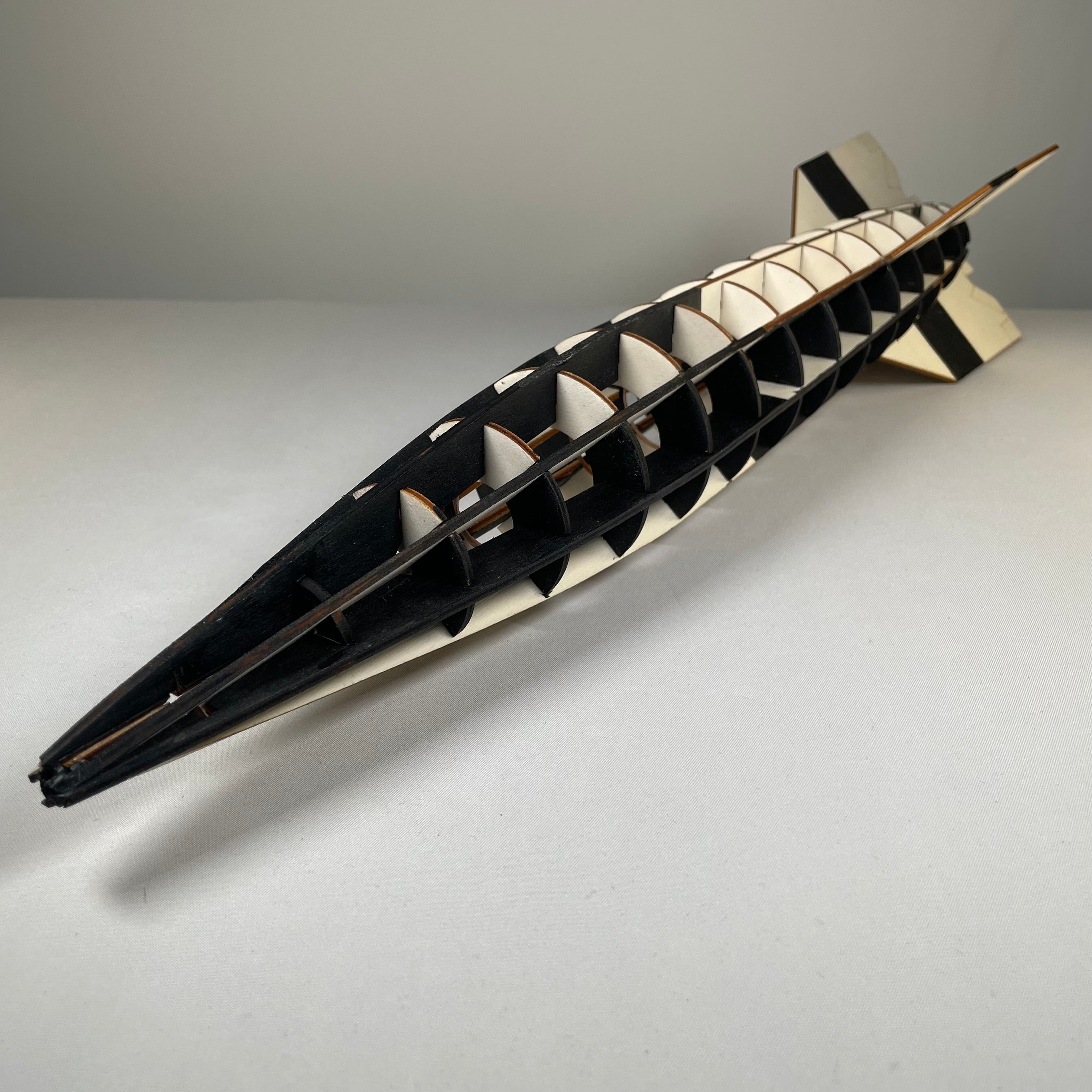 Prop V2 Rocket - Flatpack Model Kit by Curious Rabbit ® - Bits’N’Bobs 24 - 7