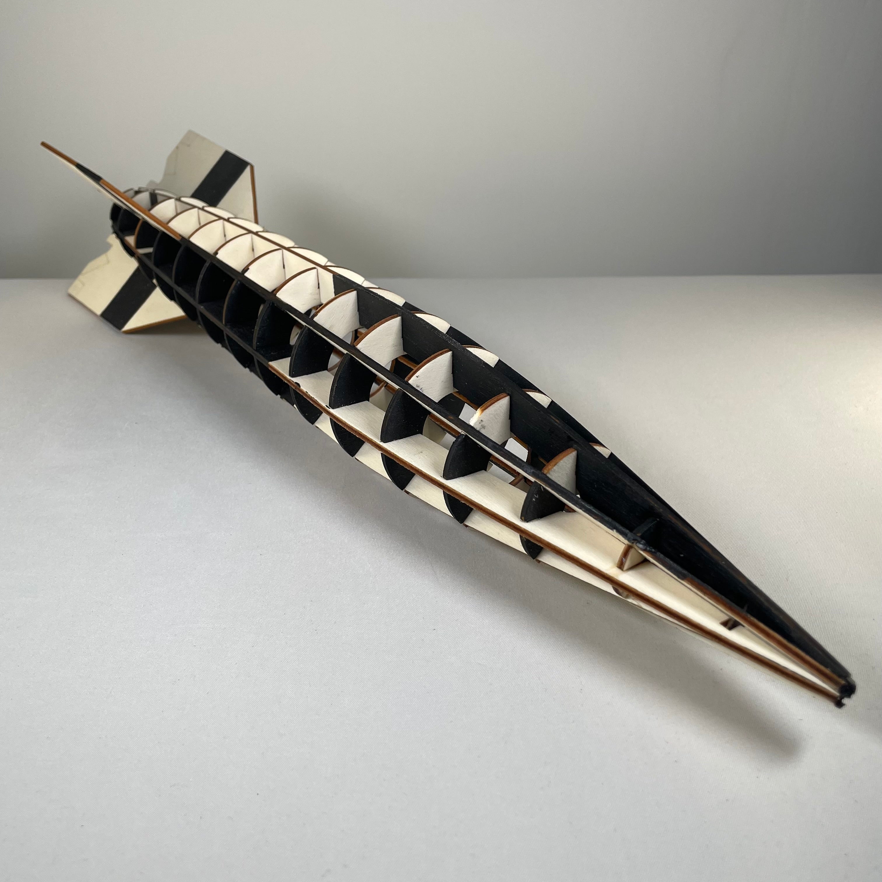 Prop V2 Rocket - Flatpack Model Kit by Curious Rabbit ® - Bits’N’Bobs 24 - 7