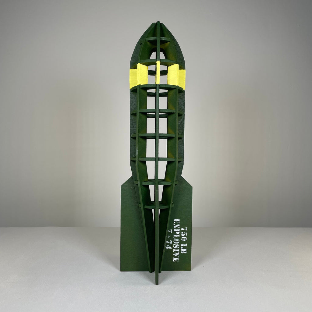Prop WW2 Bomb - Flatpack Model Kit by Curious Rabbit ® - Bits’N’Bobs 24-7