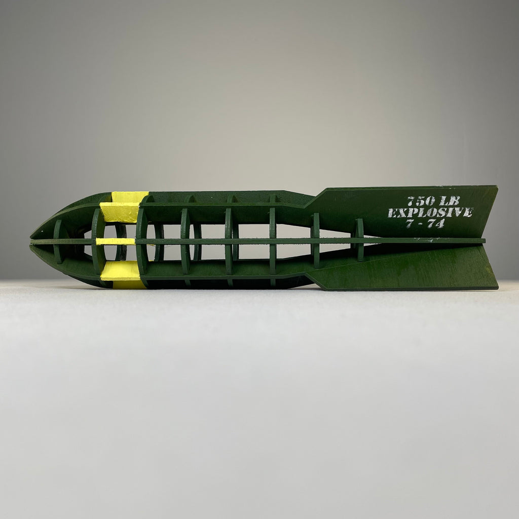Prop WW2 Bomb - Pre-Built Model by Curious Rabbit ® - Bits’N’Bobs 24-7