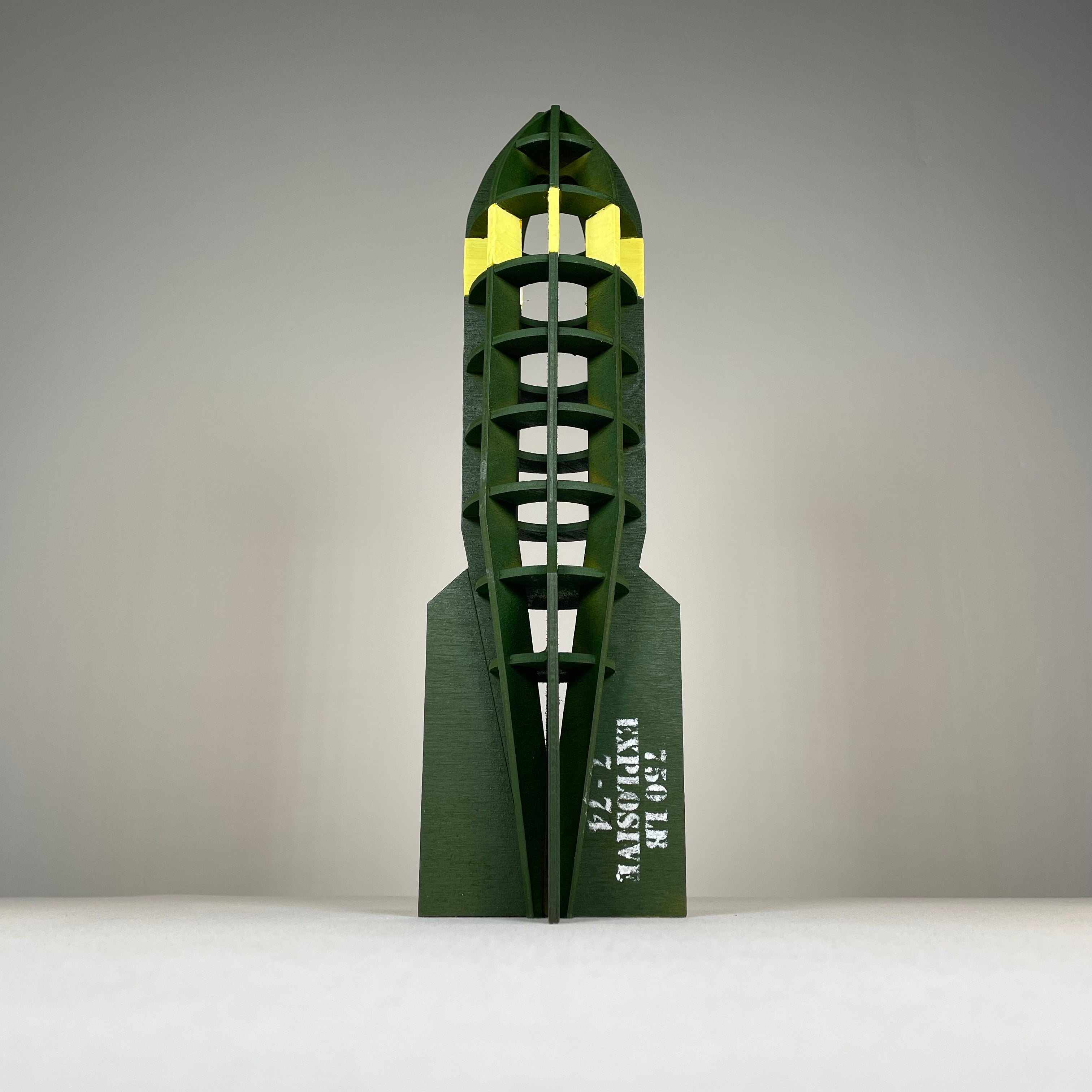 Prop WW2 Bomb - Pre-Built Model by Curious Rabbit ® - Bits’N’Bobs 24-7