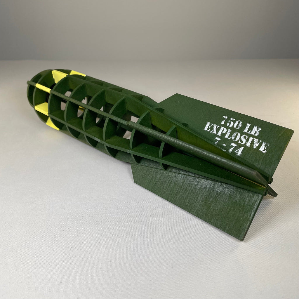 Prop WW2 Bomb - Pre-Built Model by Curious Rabbit ® - Bits’N’Bobs 24-7