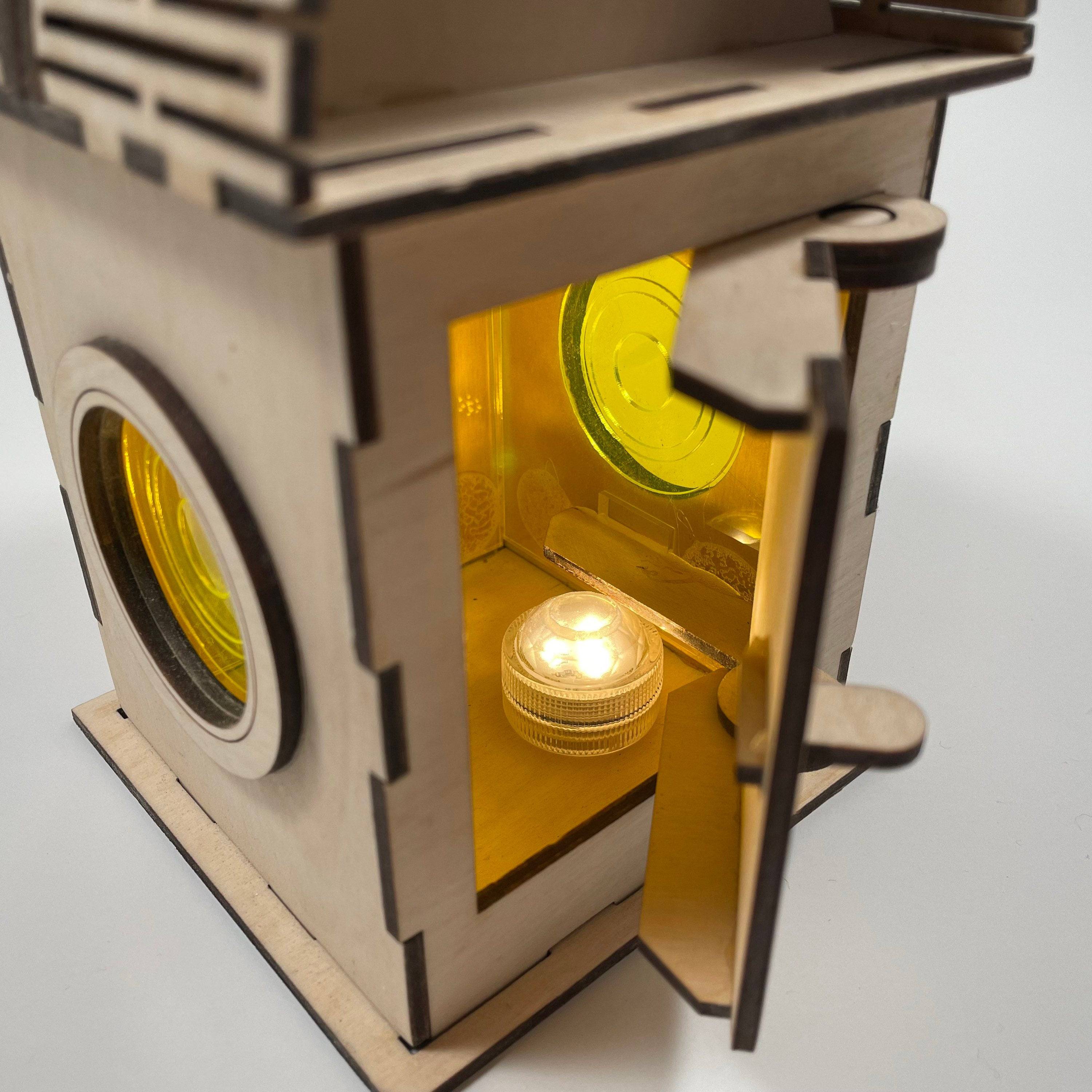 Railway Roadside Lamp - Flatpack Model Kit by Curious Rabbit ® - Bits’N’Bobs 24-7