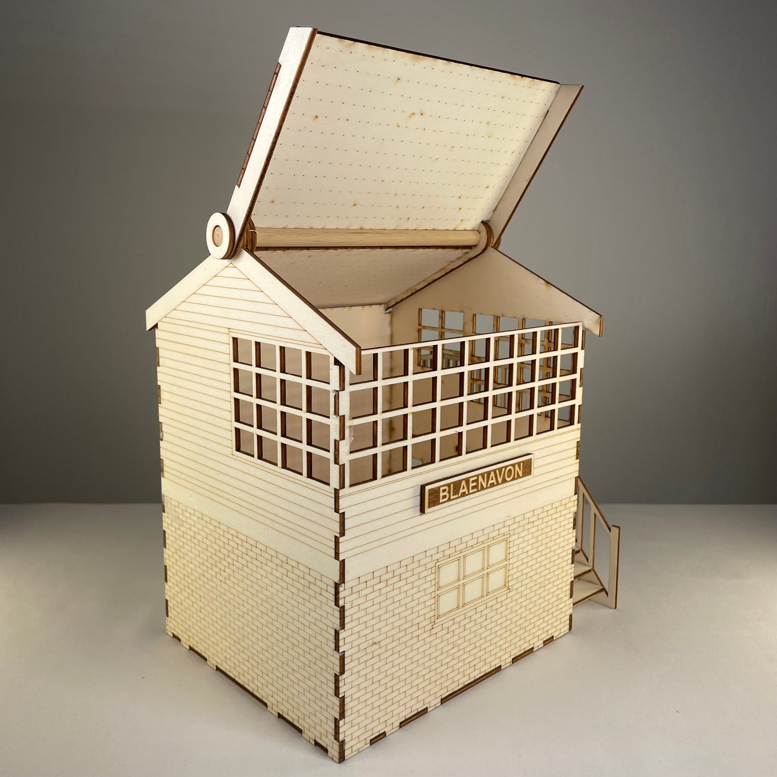Railway Signal Box - Flatpack Model Kit by Curious Rabbit ® - Bits’N’Bobs 24-7