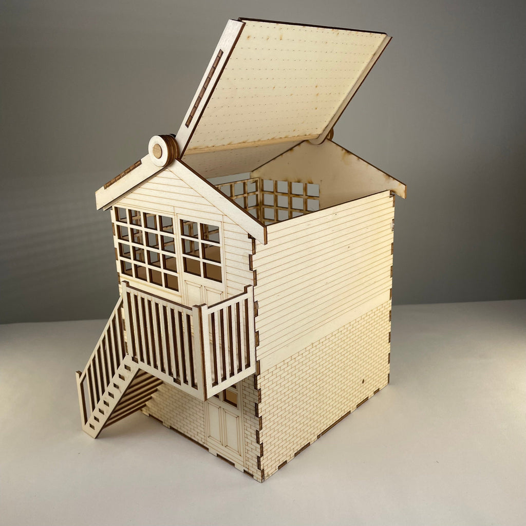 Railway Signal Box - Pre-Built Model by Curious Rabbit ® - Bits’N’Bobs 24-7
