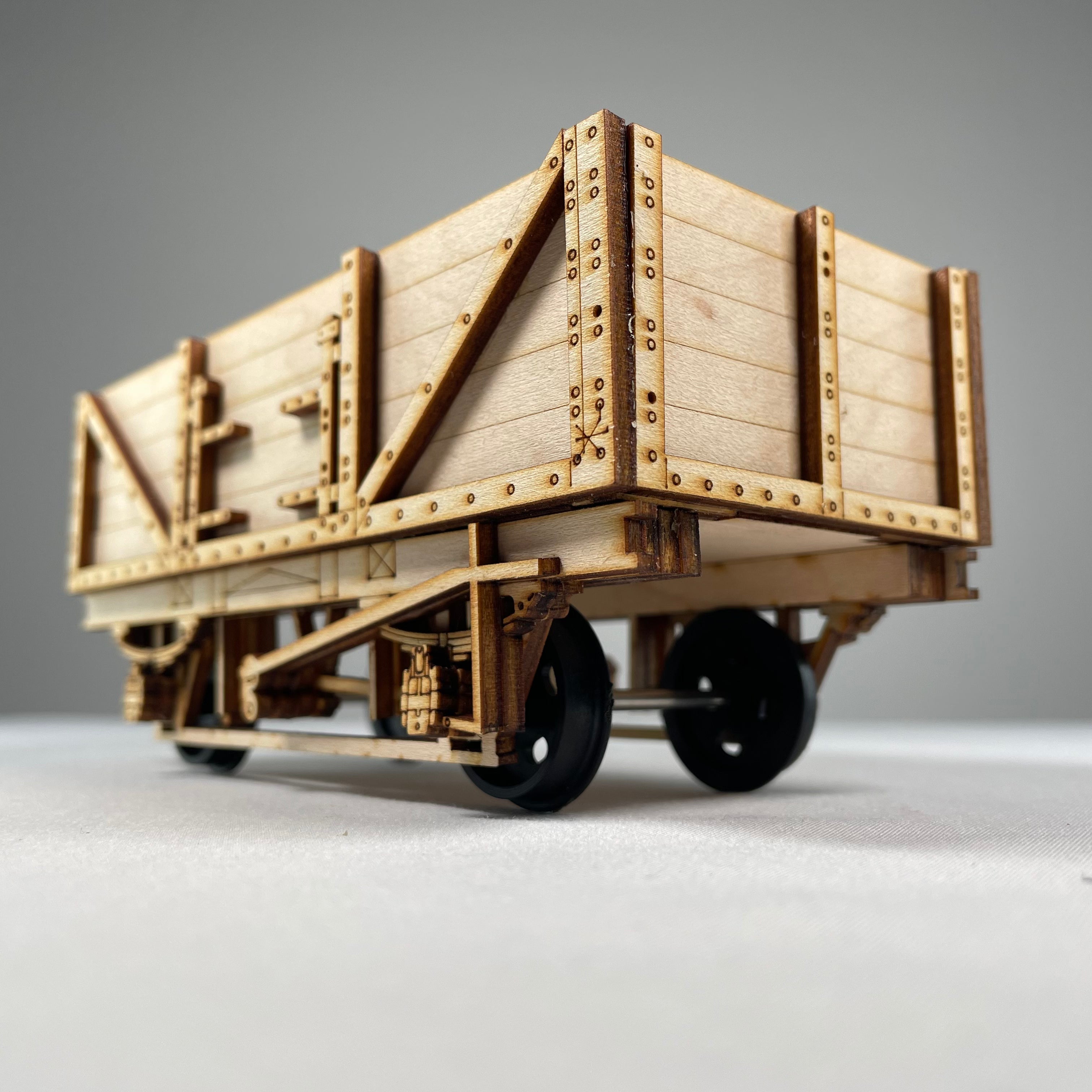 Railway Train Wagon - Flatpack Model Kit by Curious Rabbit ® - Bits’N’Bobs 24-7