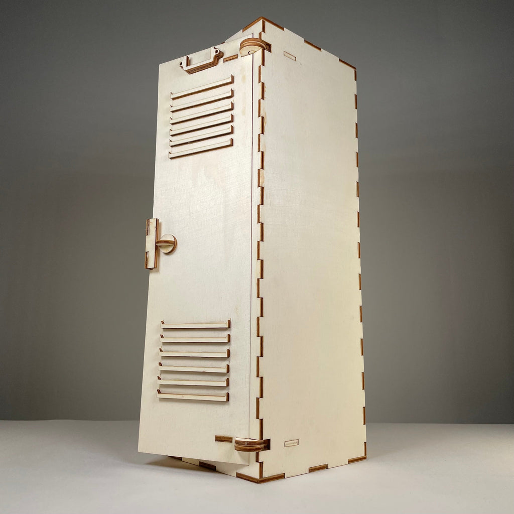 School Locker - Flatpack Model Kit By Curious Rabbit ® - Bits’N’Bobs 24-7