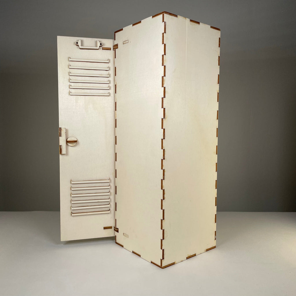 School Locker - Flatpack Model Kit By Curious Rabbit ® - Bits’N’Bobs 24-7