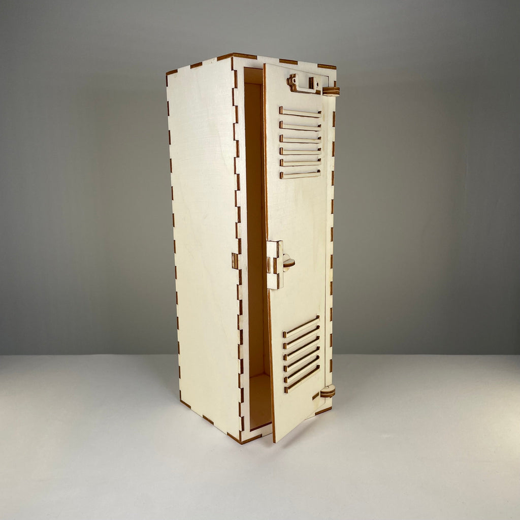 School Locker - Flatpack Model Kit By Curious Rabbit ® - Bits’N’Bobs 24-7