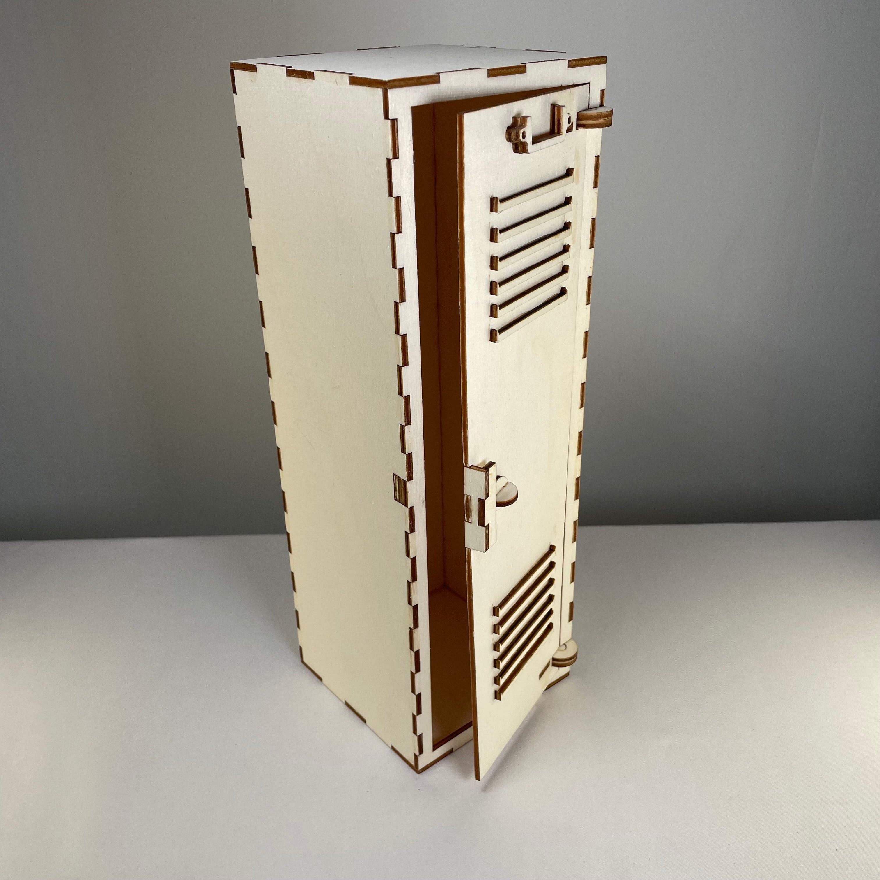 School Locker - Pre-Built Model By Curious Rabbit ® - Bits’N’Bobs 24-7