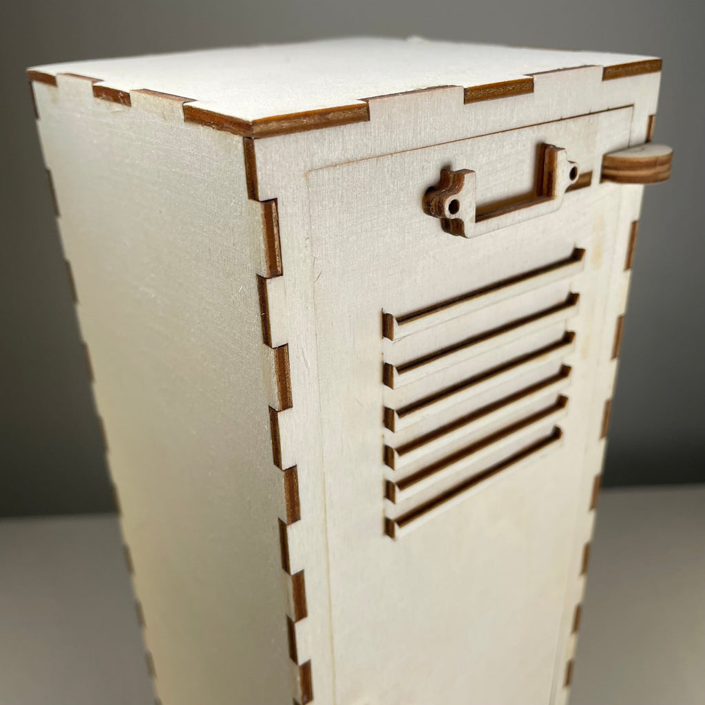School Locker - Pre-Built Model By Curious Rabbit ® - Bits’N’Bobs 24-7