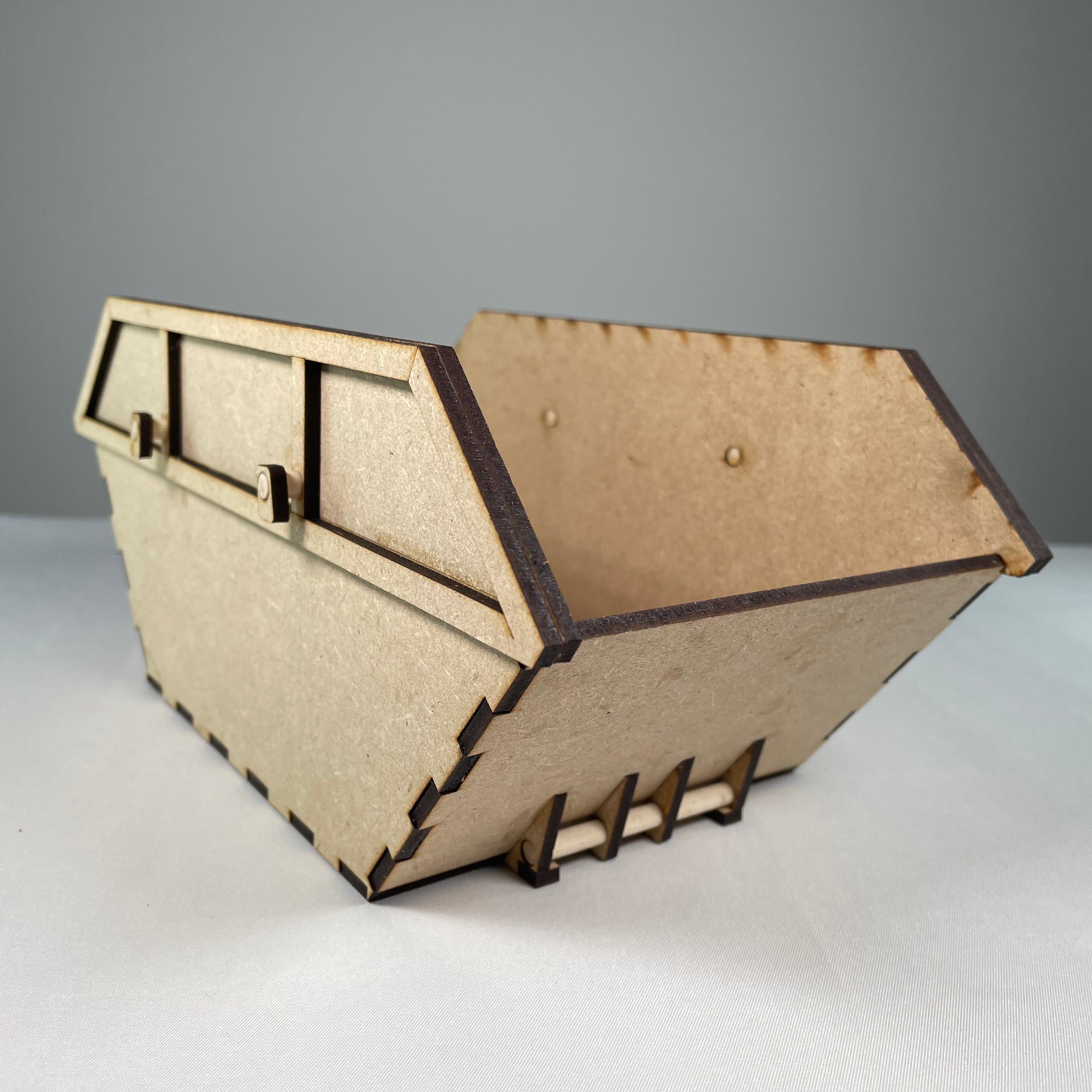 Skip Waste Container - Flatpack Model Kit by Curious Rabbit ® - Bits’N’Bobs 24-7