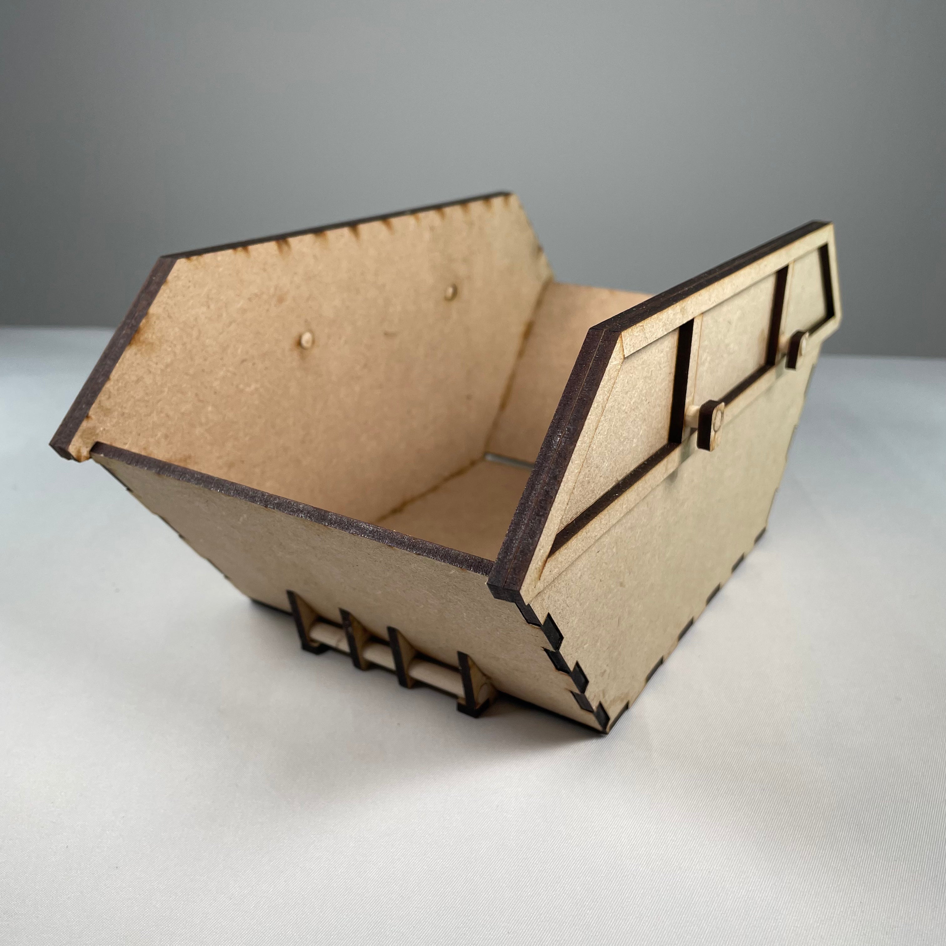 Skip Waste Container - Flatpack Model Kit by Curious Rabbit ® - Bits’N’Bobs 24-7