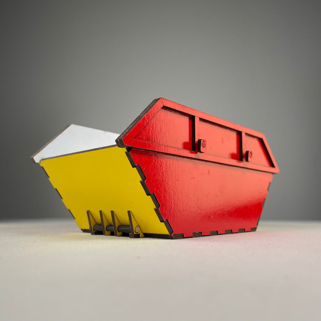 Skip Waste Container - Flatpack Model Kit by Curious Rabbit ® - Bits’N’Bobs 24-7