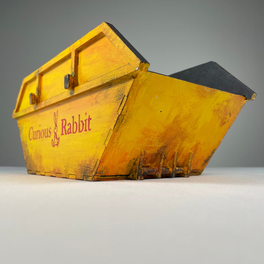 Skip Waste Container - Pre-Built Model by Curious Rabbit ® - Bits’N’Bobs 24-7