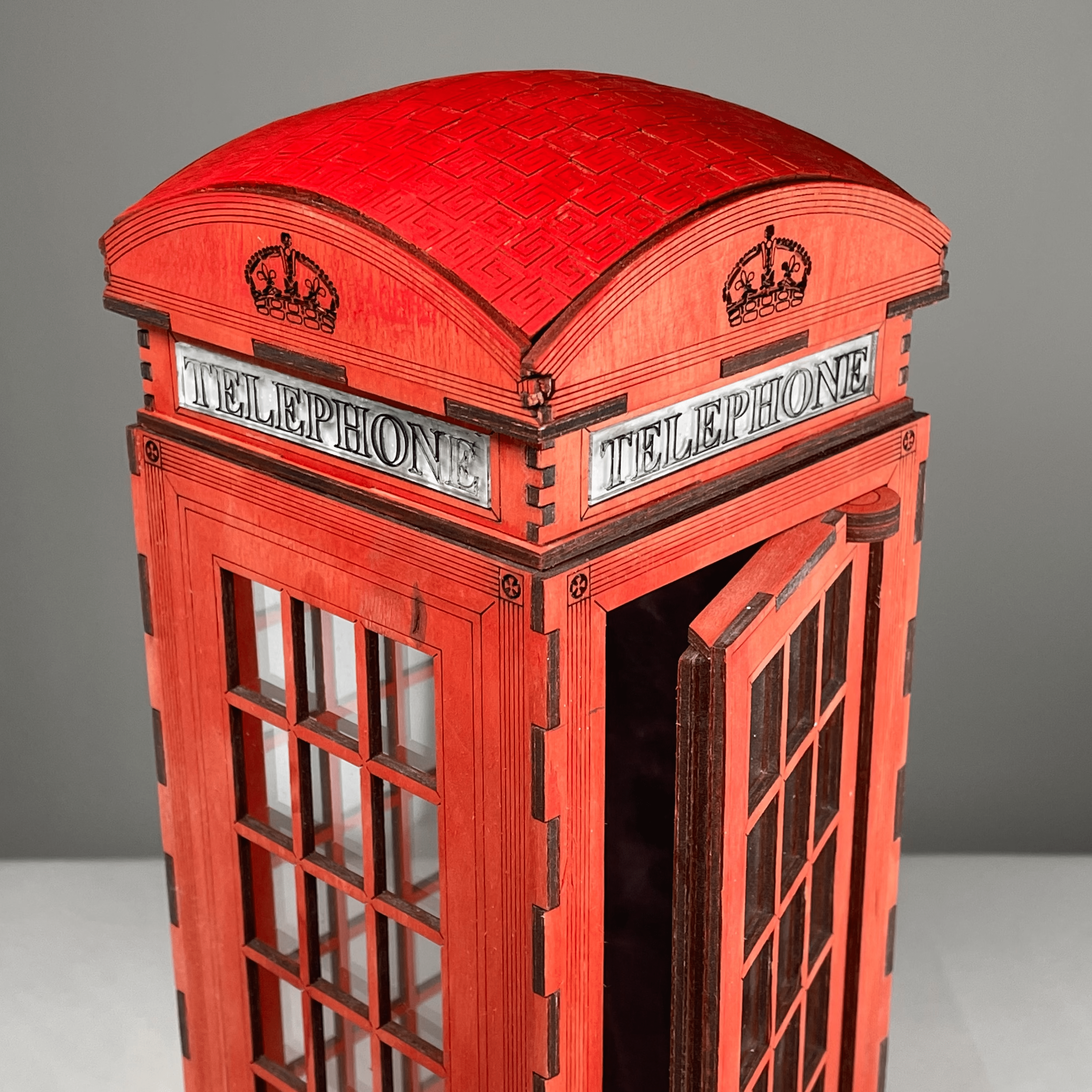Telephone Box Lamp - Pre-Built Model by Curious Rabbit ® - Bits’N’Bobs 24-7