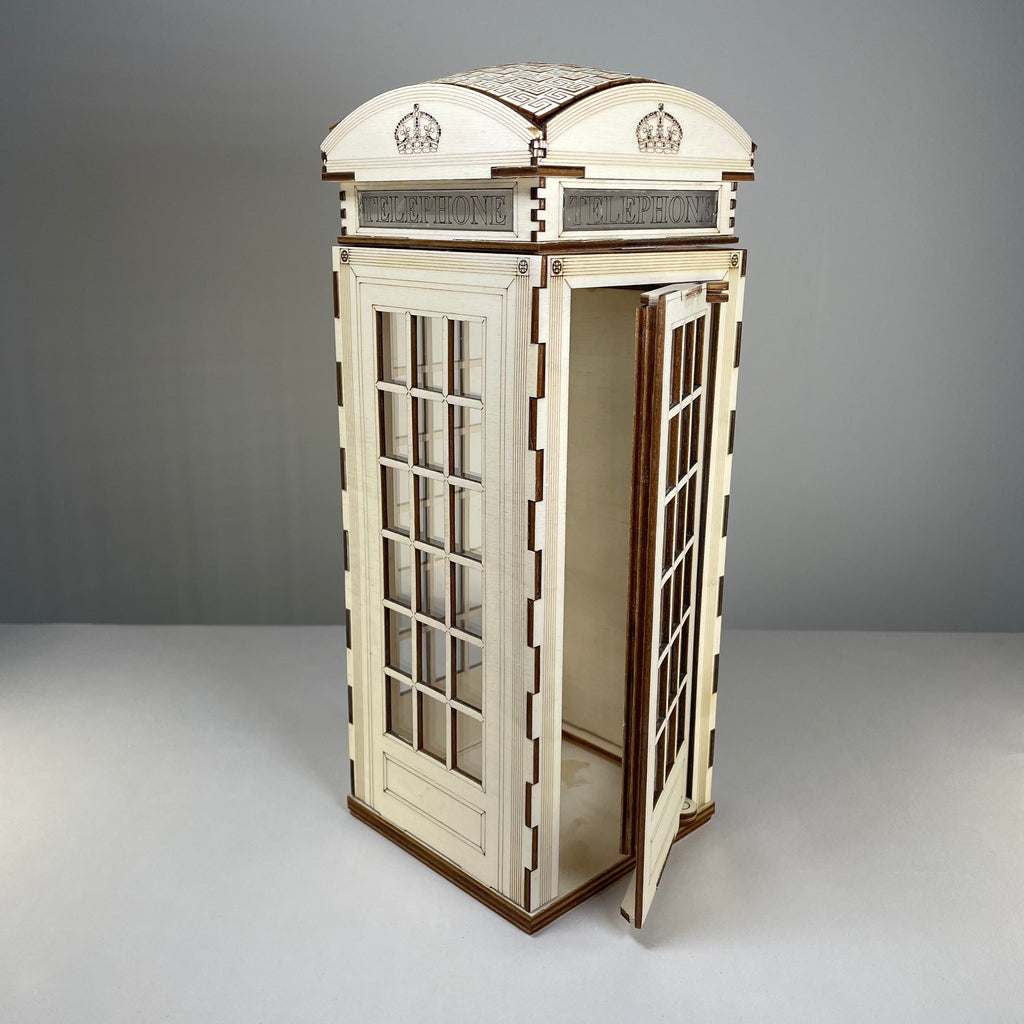 Telephone Box Lamp - Pre-Built Model by Curious Rabbit ® - Bits’N’Bobs 24-7