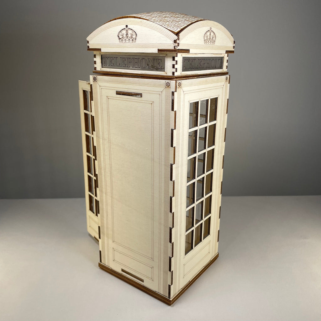 Telephone Box Lamp - Pre-Built Model by Curious Rabbit ® - Bits’N’Bobs 24-7