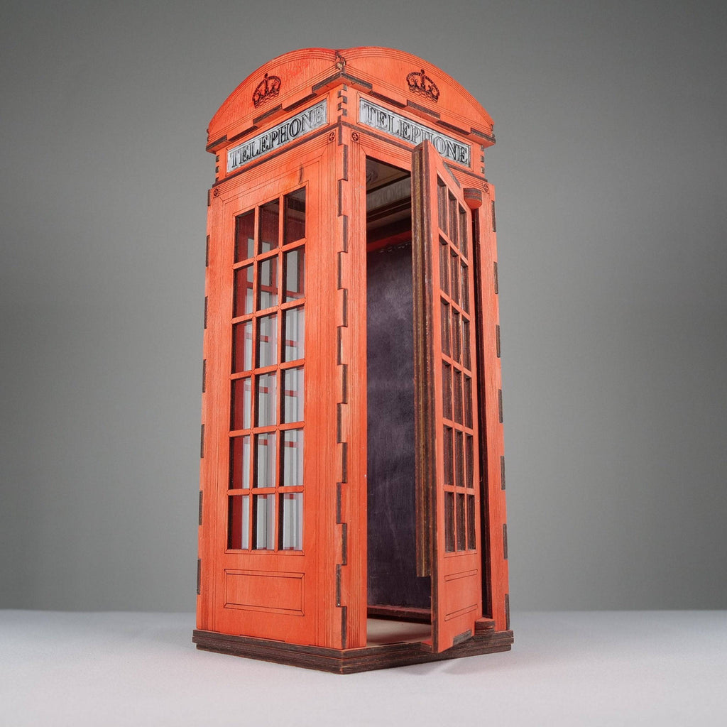 Telephone Box Lamp - Pre-Built Model by Curious Rabbit ® - Bits’N’Bobs 24-7