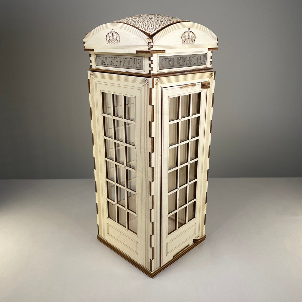 Telephone Box Lamp - Pre-Built Model by Curious Rabbit ® - Bits’N’Bobs 24-7