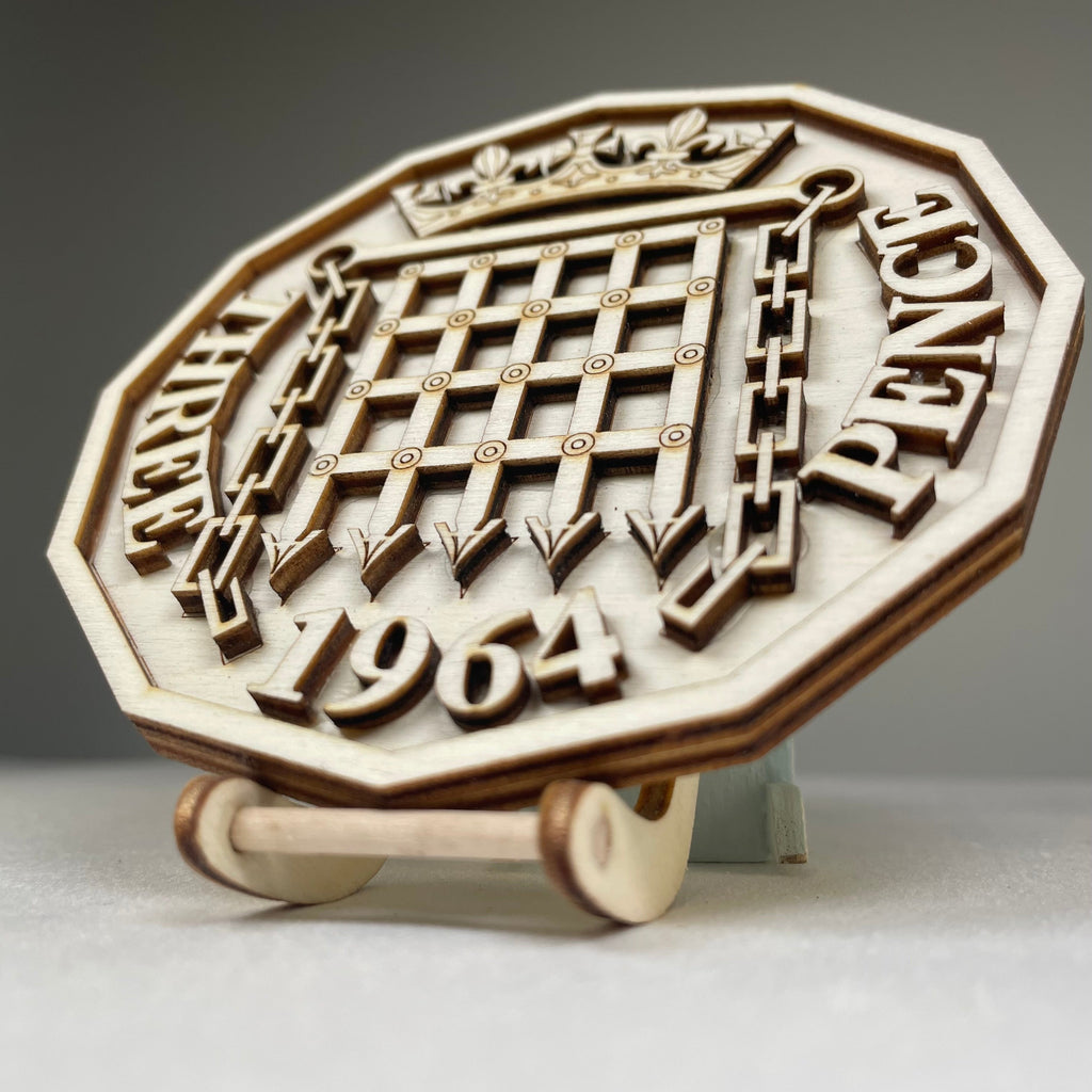 Three Pence Coaster - Handmade Tableware by Curious Rabbit ® - Bits’N’Bobs 24 - 7