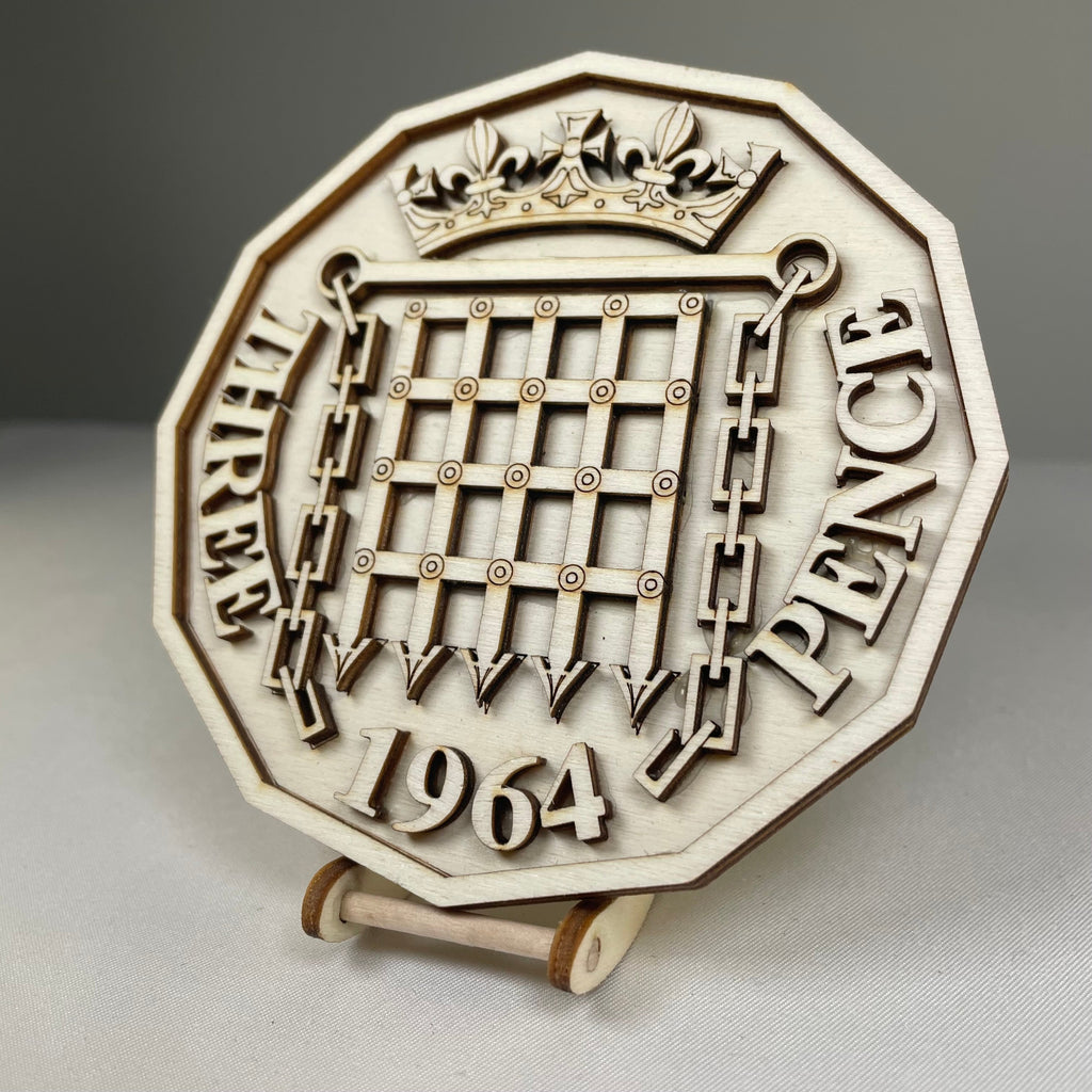 Three Pence Coaster - Handmade Tableware by Curious Rabbit ® - Bits’N’Bobs 24 - 7