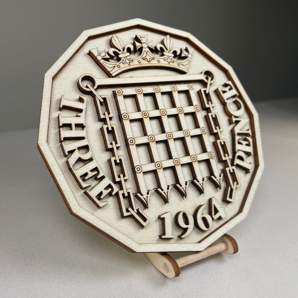 Three Pence Coaster - Handmade Tableware by Curious Rabbit ® - Bits’N’Bobs 24 - 7