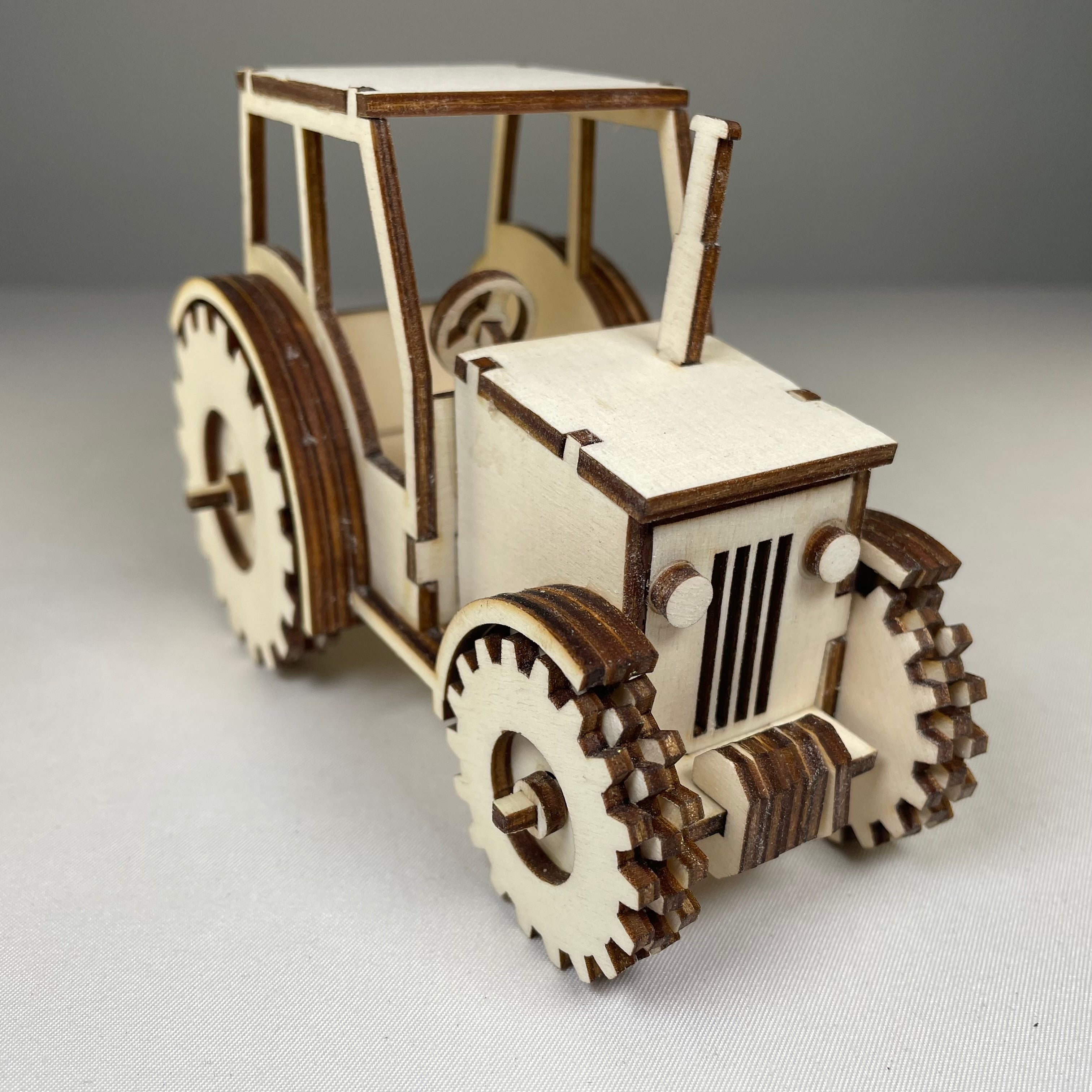 Tractor Puzzle - Flatpack Model Kit by Curious Rabbit ® - Bits’N’Bobs 24-7