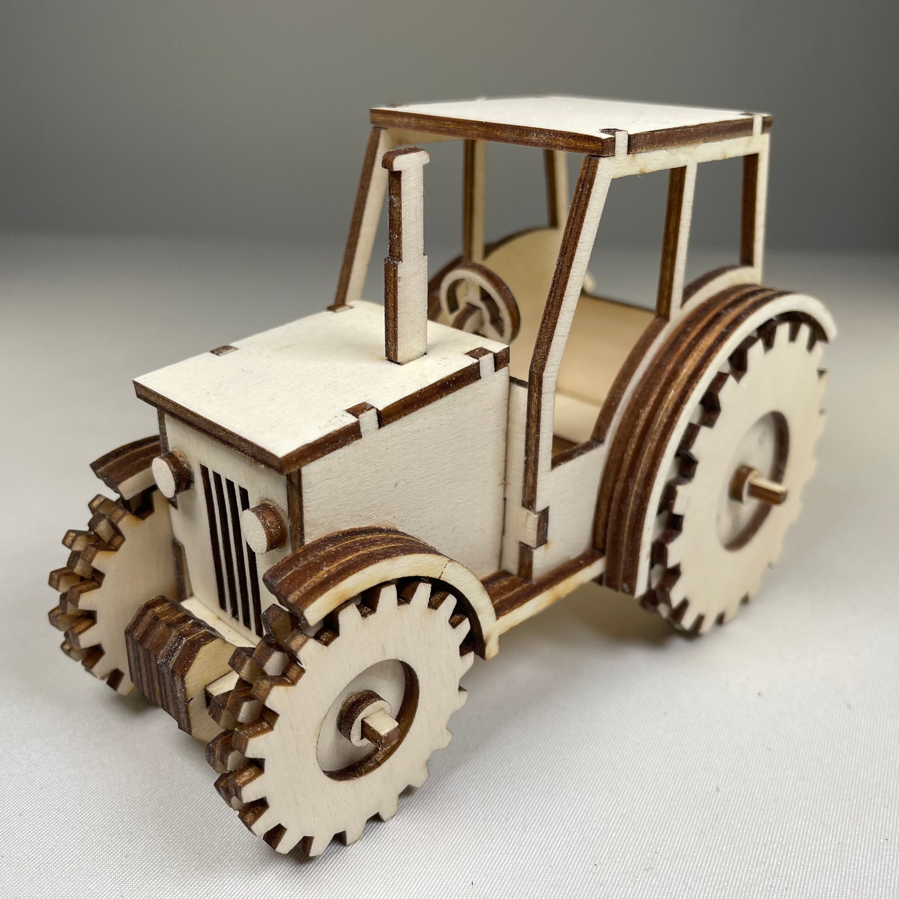 Tractor Puzzle - Flatpack Model Kit by Curious Rabbit ® - Bits’N’Bobs 24-7