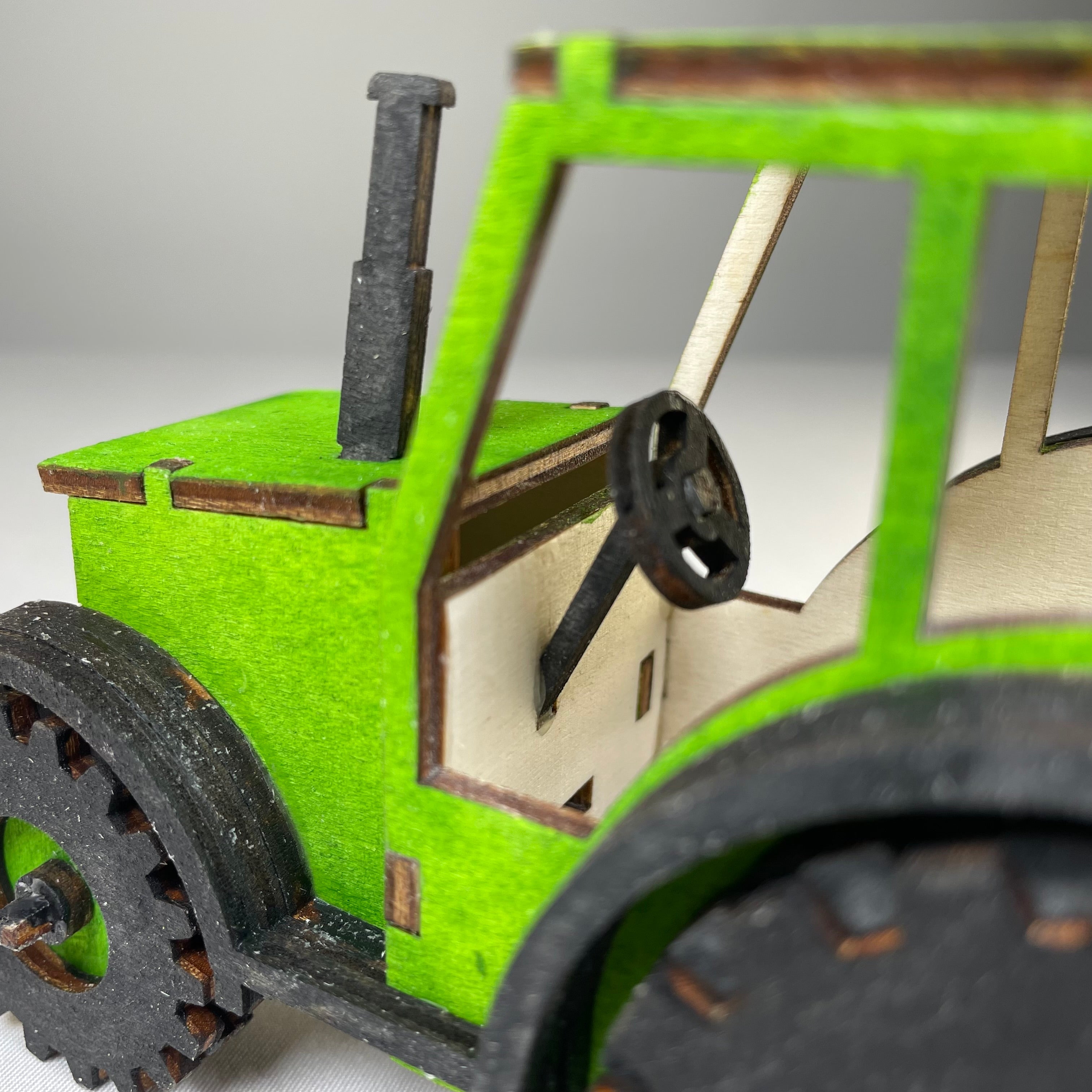 Tractor Puzzle - Flatpack Model Kit by Curious Rabbit ® - Bits’N’Bobs 24-7