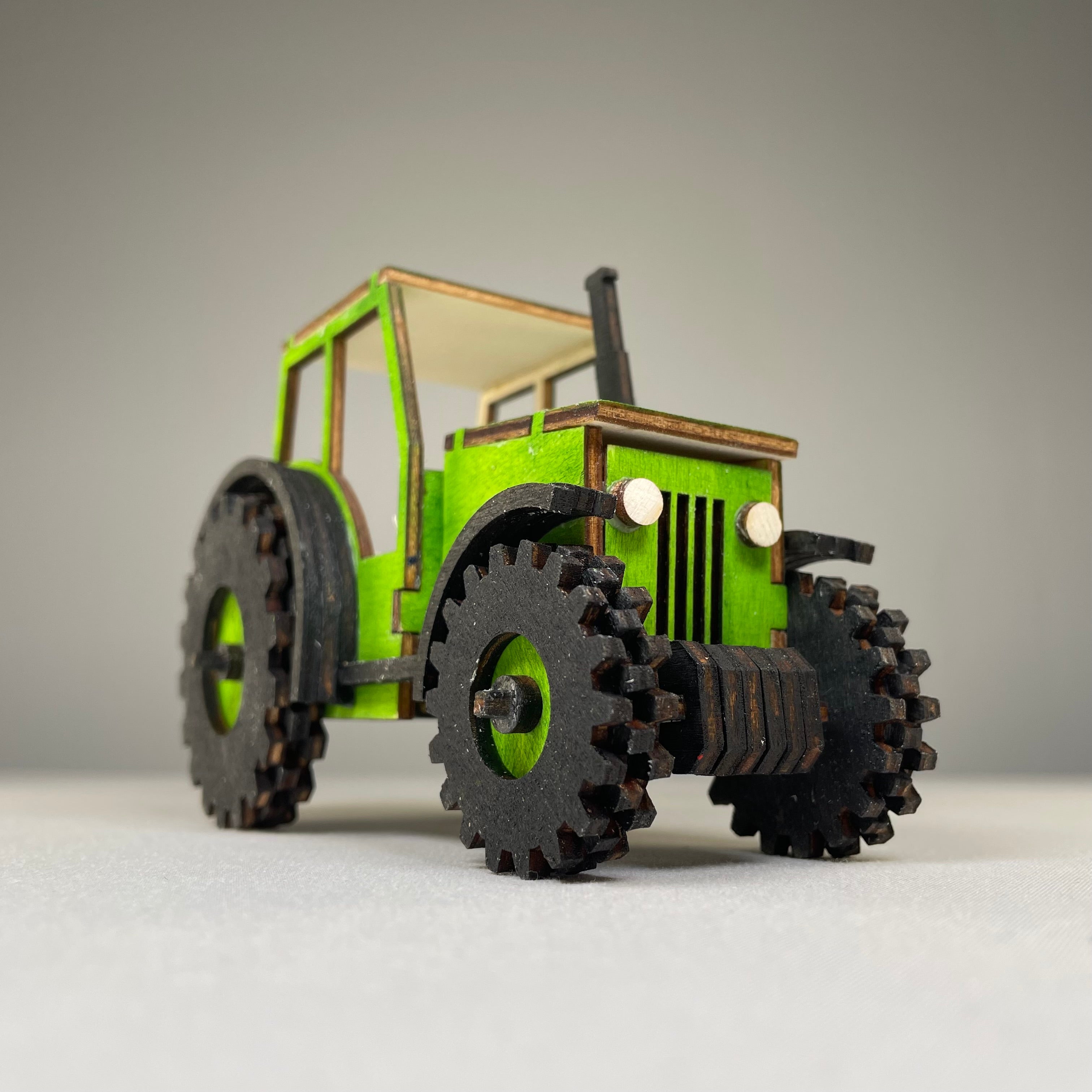 Tractor Puzzle - Flatpack Model Kit by Curious Rabbit ® - Bits’N’Bobs 24-7