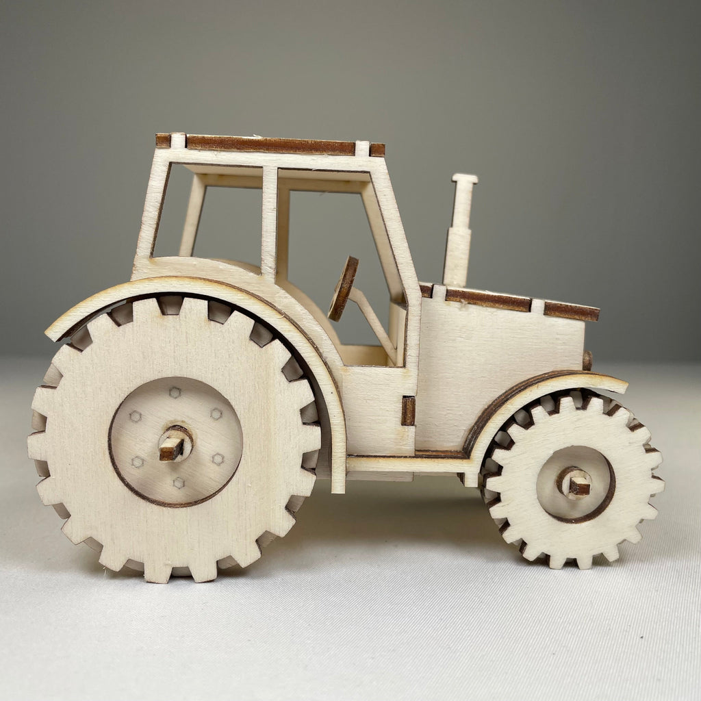 Tractor Puzzle - Pre-Built Model by Curious Rabbit ® - Bits’N’Bobs 24-7