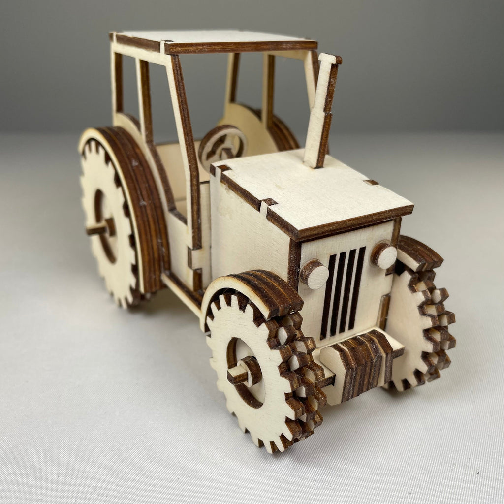 Tractor Puzzle - Pre-Built Model by Curious Rabbit ® - Bits’N’Bobs 24-7