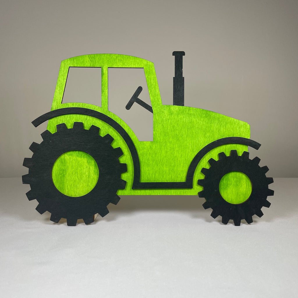 Tractor Wall Display Sign - Handmade Ornament by Curious Rabbit ® - Bits’N’Bobs 24 - 7