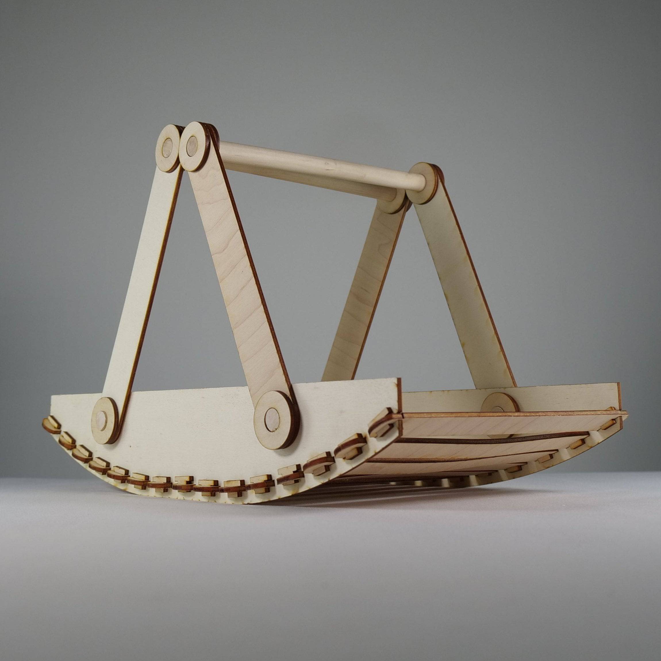 Trug Picnic Basket - Pre - Built Model by Curious Rabbit ® - Bits’N’Bobs 24 - 7